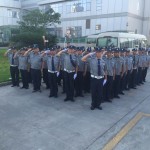 駐樂清供電公司安保隊(duì)員的培訓(xùn)學(xué)習(xí)及反恐演練工作