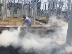 國泰保安警惕高 及時滅火保平安